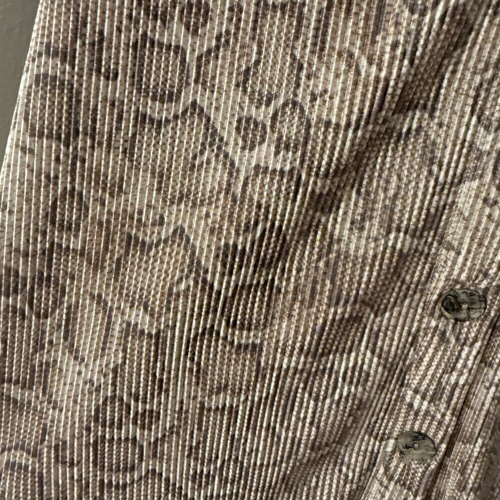 Show Me Your Mumu Overtime Button Down in Snake Pleat - Picture 6 of 9